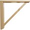 Ekena Millwork 2 1/2"W x 17 3/4"D x 17 1/4"H Traditional Shelf Bracket, Cherry BKT02X17X17TRCH - alternate 3